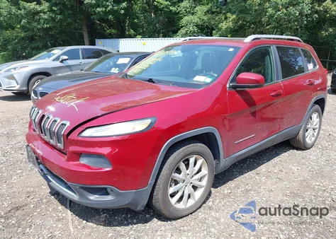 2014 Jeep Cherokee Limited from USA, damaged, VIN 1C4PJMDS6EW282826